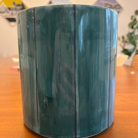 Italian Polka Dot Ceramic canister/ vase - Picture 4 of 6